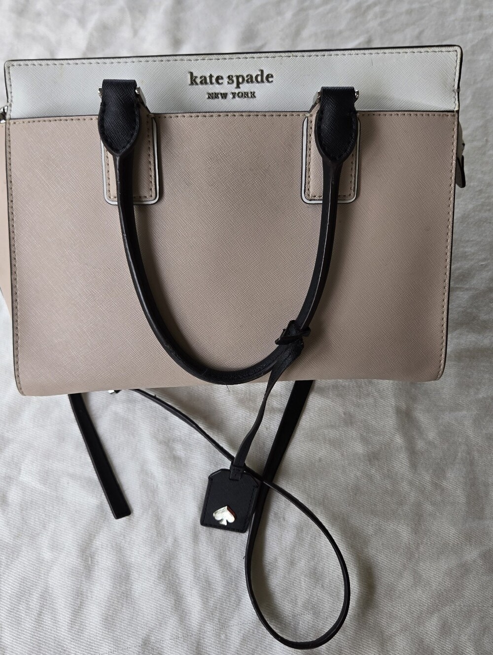 Kate Spade Medium Tote Cameron Color Bloxk Neutral